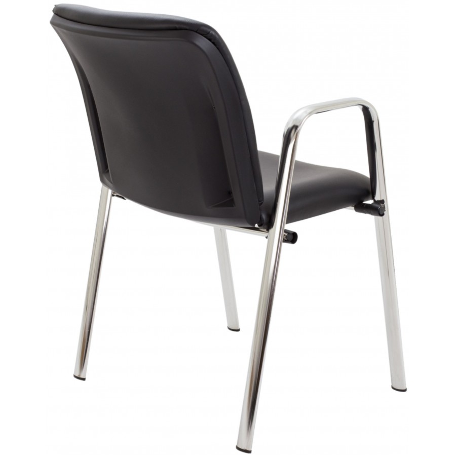 Pavilion Leather Stackable Conference Chair